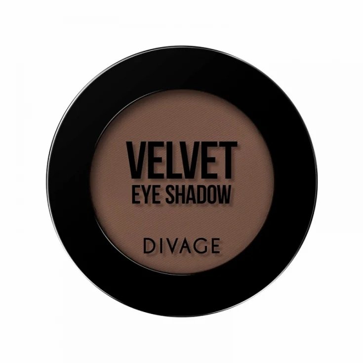 Velvet Eye Shadow 02 Dark Brown Divage