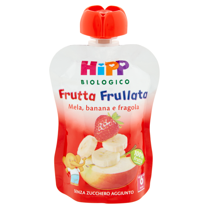 Frutta Frullata HiPP Biologico Mela Banana Fragola 90g