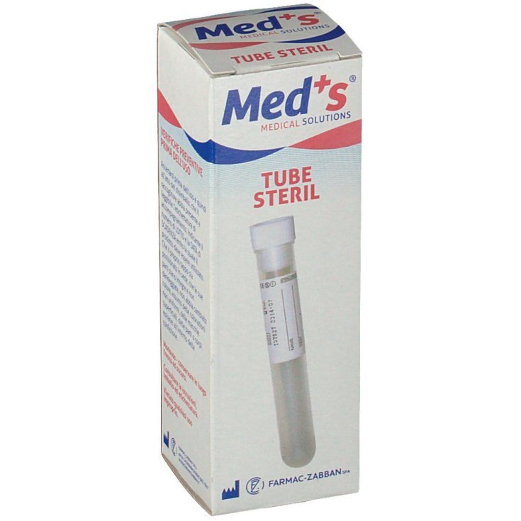 Med's Provetta Tube Steril Farmac-Zabban 1 Pezzo