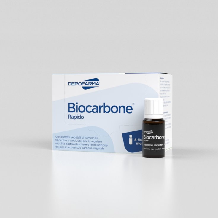 Biocarbone® Rapido DEPOFARMA 8 Flaconcini Monodose