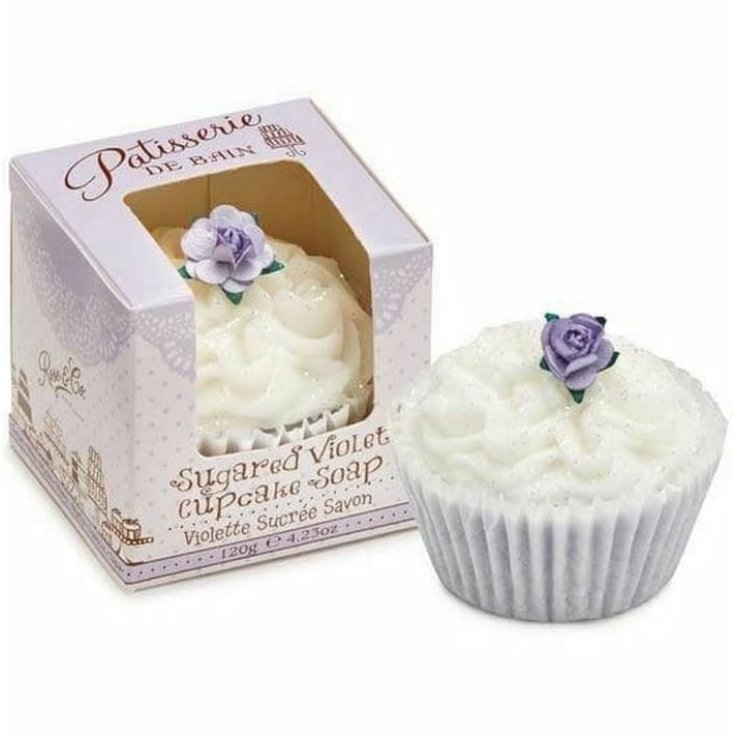 Sugared Violet Cupcake Soap Rose&Co 120g