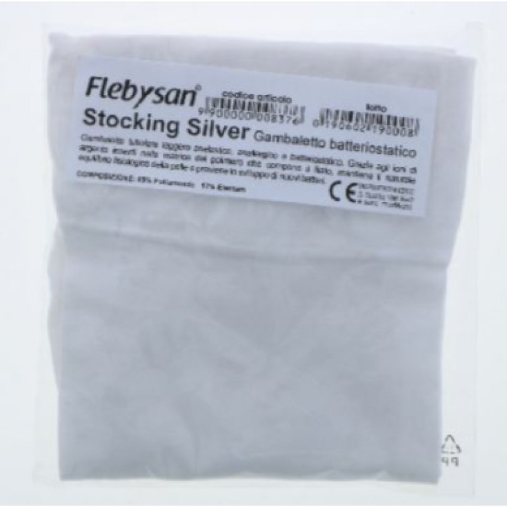 Flebysan® Gambaletto Batteriostatico Stocking Silver 1 Pezzo