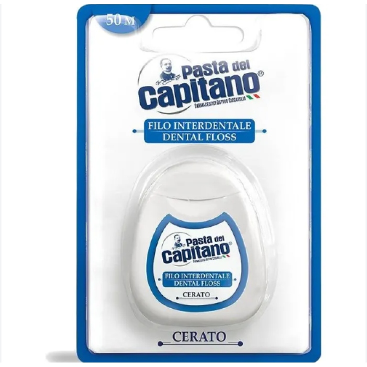 Filo Interdentale Cerato 50m Pasta Del Capitano 1 Pezzo