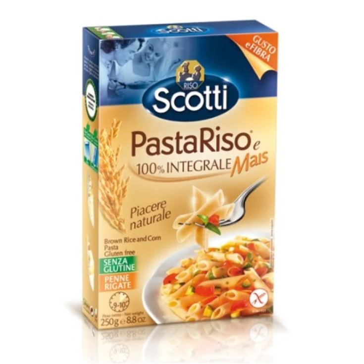 Penne PastaRiso Integrale e Mais Scotti 250g