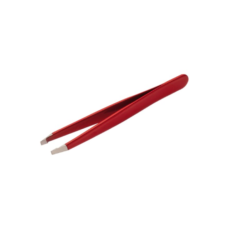 Pinzetta Professionale Retta Per Sopracciglia Con Fodero In Pelle - Foto 6