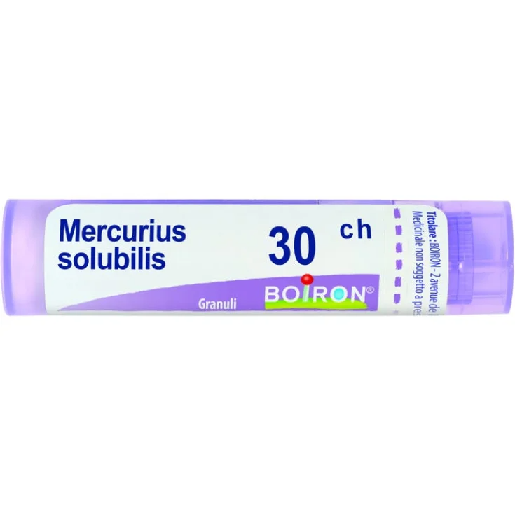 Mercurius Solubilis 30CH Boiron 80 Granuli