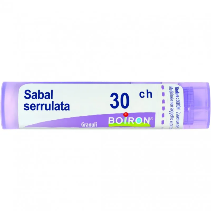 Sabal Serrulata 30CH Boiron 80 Granuli