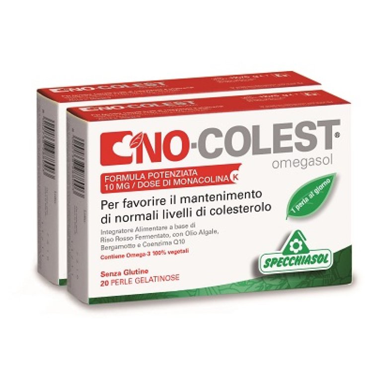 No-colest® Omegasol Specchiasol Bipack 2x20 Perle