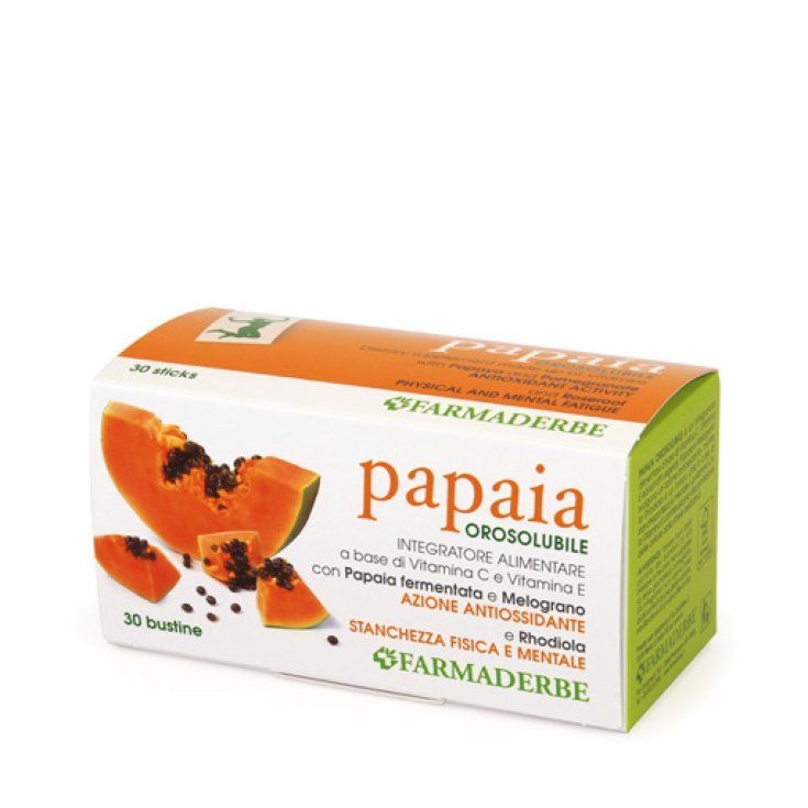 Papaia Orosolubile Farmaderbe 30 Bustine