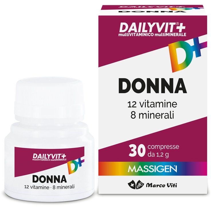 Donna 12 Vitamine 8 Minerali Daylivit+ Massigen 30 Compresse
