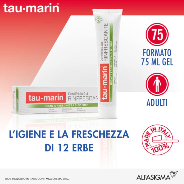 Tau Marin® Dentifricio Gel Rinfrescante 75ml
