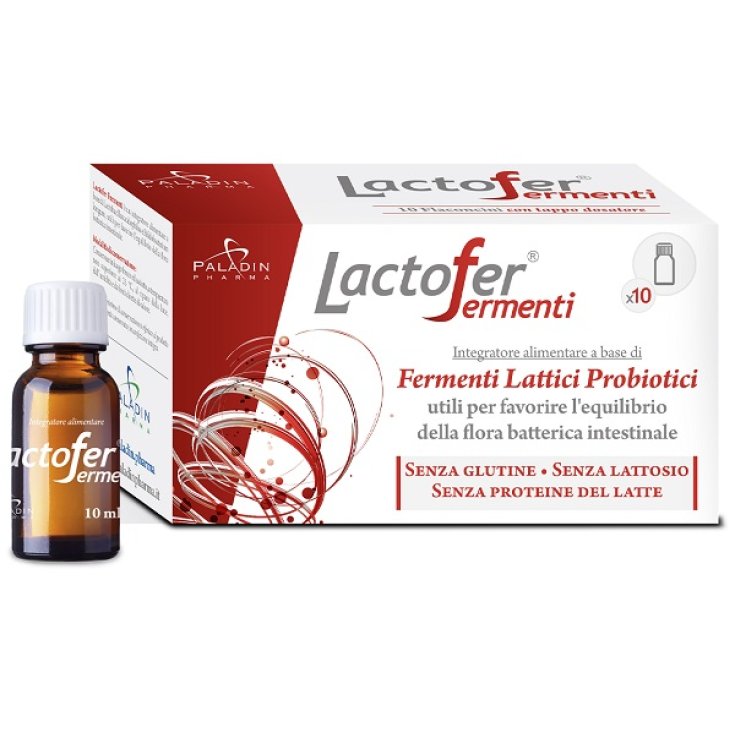 Paladin Pharma Lactofer Fermenti Lattici 10 Flaconcini Da 10ml