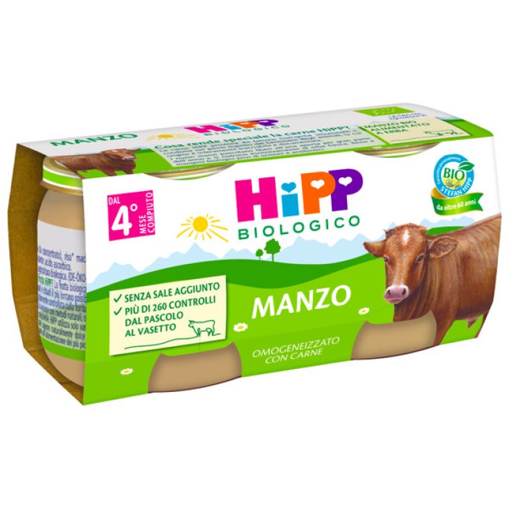 Manzo HiPP Biologico 2x80g