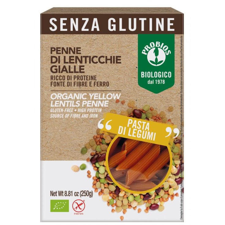 Penne Di Lenticchie Gialle Probios 250g