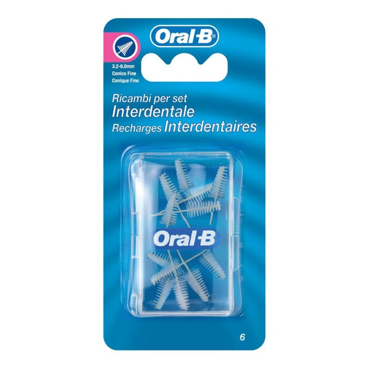 Oral-B® Ricambi per Set Interdentale Conico 6x3.2 6x6.0