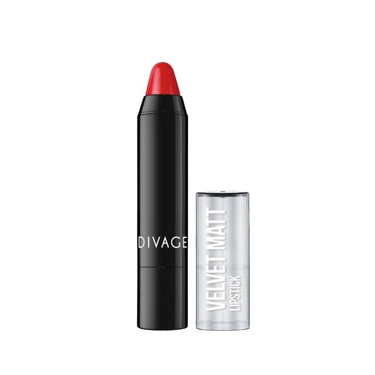 Velvet Matt Lipstick 04 Luxur Red Divage Velvet Matt Lipstick 04 Luxur Red Divage