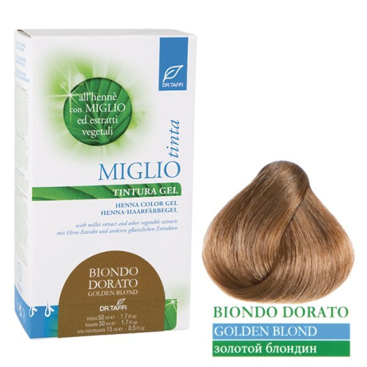 Tintura Naturale per Capelli Migliotinta Gel Biondo Dorato Dr.Taffi