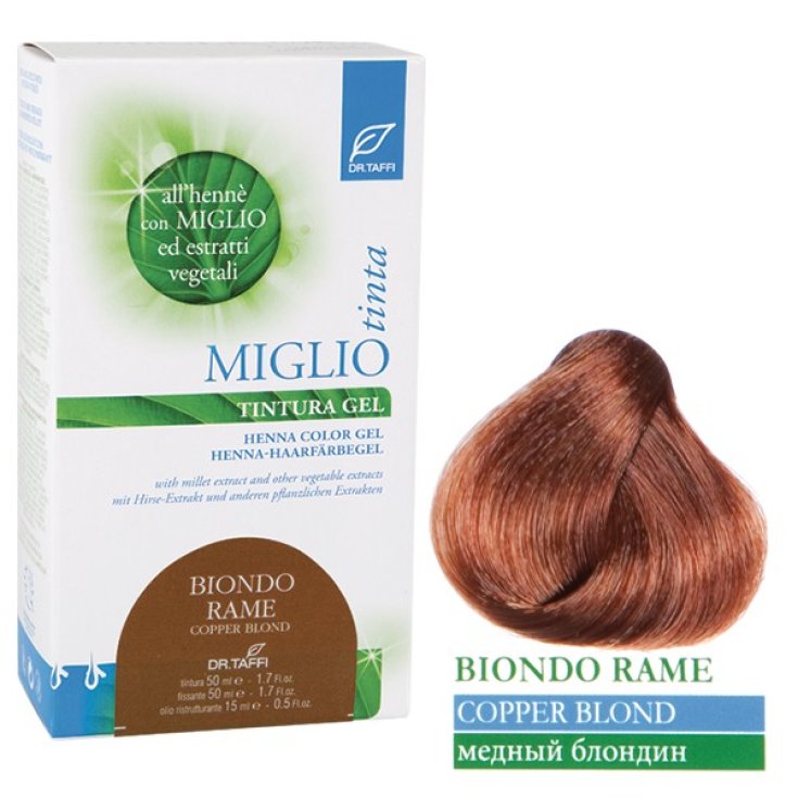 Tintura Naturale per Capelli Migliotinta Gel Biondo Rame Dr.Taffi