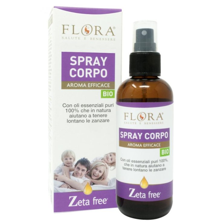 Zeta Free Spray Corpo Aroma Efficace Bio Flora 100ml