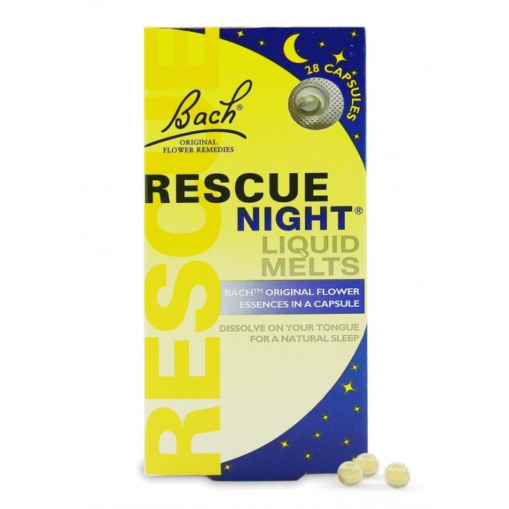 Rescue Night Liquid Melts Bach Center 28 Capsule