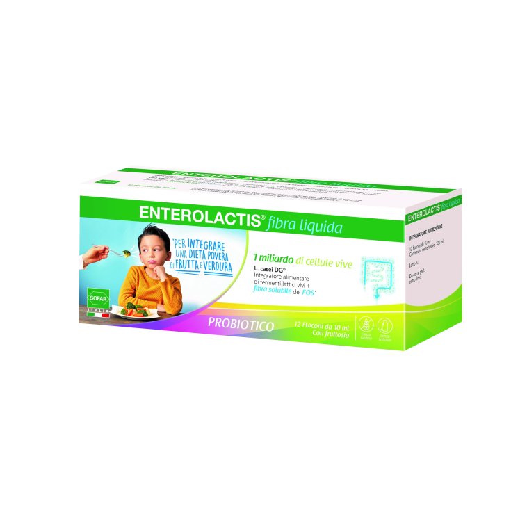 Enterolactis® Fibra Liquida Sofar 12 Flaconi