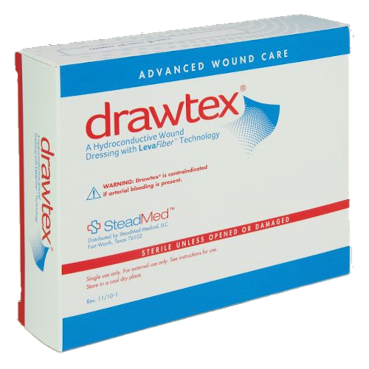 Medicazione Idroconduttiva 5x5cm Drawtex® 10 Pezzi