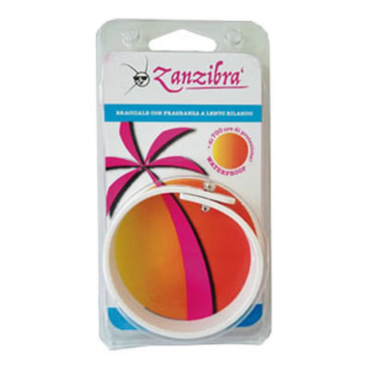 Zanzibra' Bianco Bracciale Antizanzara Bambini