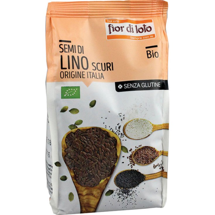 Semi di Lino Scuri Bio Fior di Loto 400g