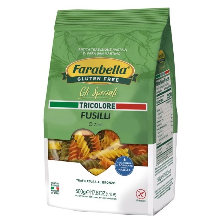 Fusilli Tricolore Gli Speciali Farabella 500g