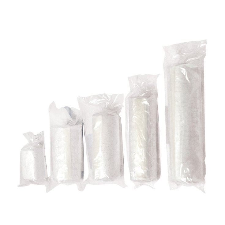 Plastifarm 2000 Bende Gessate A Gesso Fisso 4x10cm Farmac-Zabban 1 Pezzo