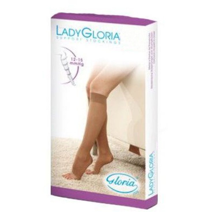 Ladygloria 18 Gambaletto 140Den Nero 4 GloriaMed&reg; 1 Paio