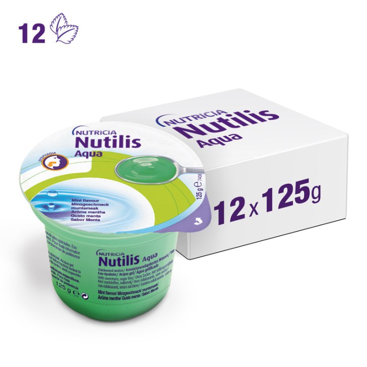 Nutilis Aqua Gel Menta Nutricia 12x125g