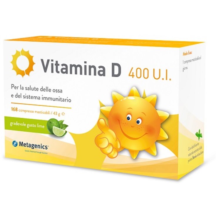 Vitamina D 400 U.I. Metagenics 168 Compresse Masticabili