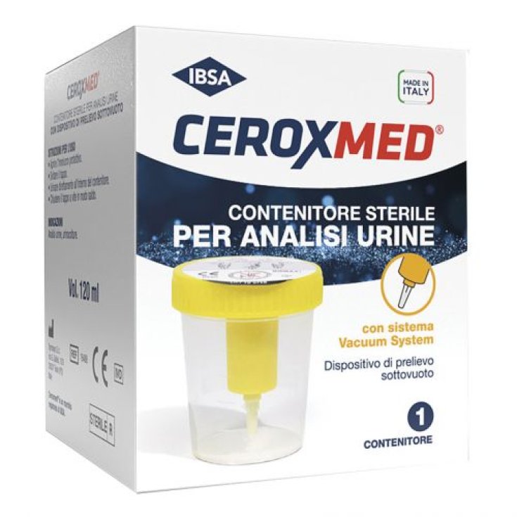 Ceroxmed Contenitore Urina Con Sistema Vacuum System IBSA  1 Contenitore