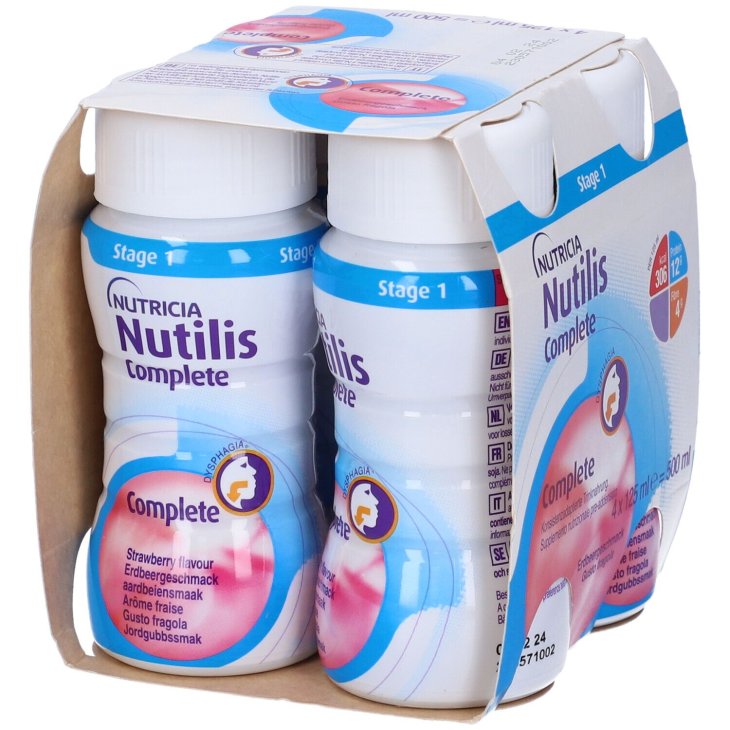 Nutilis Complete Stage 1 Fragola Nutricia 4x125ml