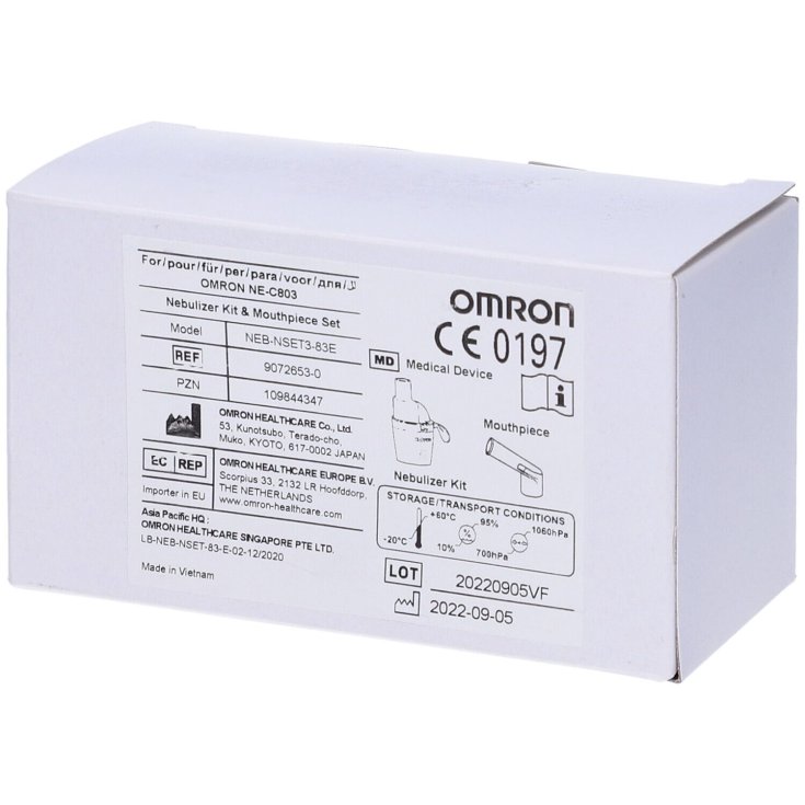 Corman Kit Nebulizzatore Omron Comp Air C803 Ampolla E Boccaglio