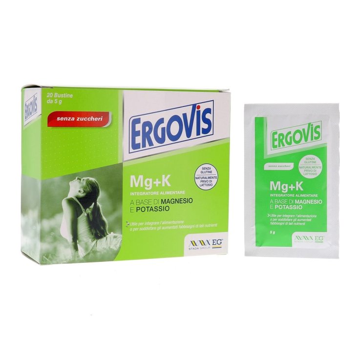 Ergovis Mg+K Senza Zucchero EG&reg; 20 Bustine x 5g