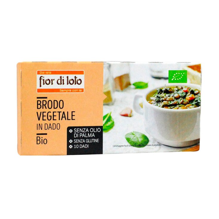 Brodo Vegetale In Dado Bio Fior Di Loto 10 Pezzi