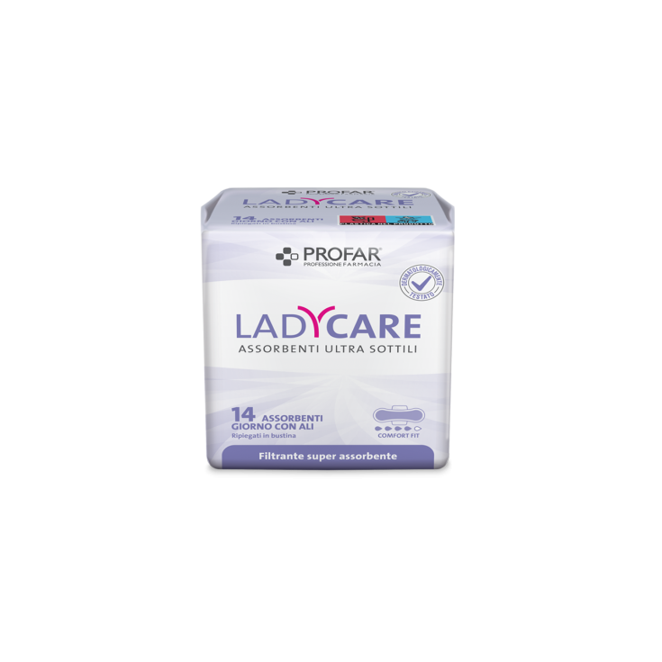 LadyCare Ultra Sottili Ali Giorno 14 Assorbenti - Farmacia Loreto