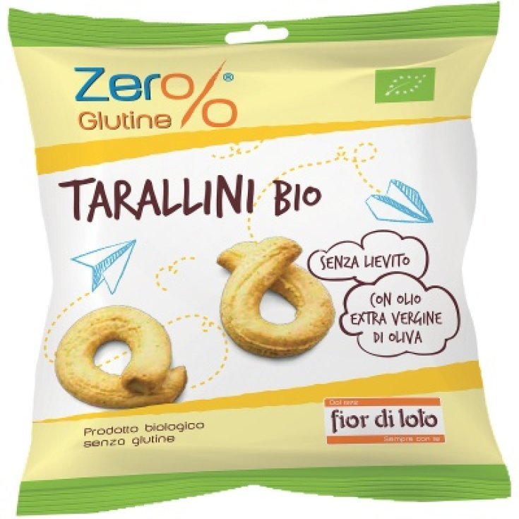 Zer% Glutine Tarallini Bio Fior D Loto 30g