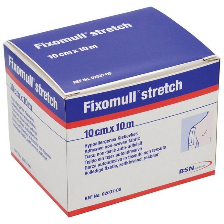 Fixomull Stretch Garza Autoadesiva 10x10cm - Farmacia Loreto