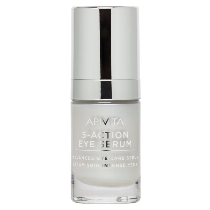 Apivita 5 Action Eye Serum Siero Occhi Intensivo Con Giglio Bianco 15ml