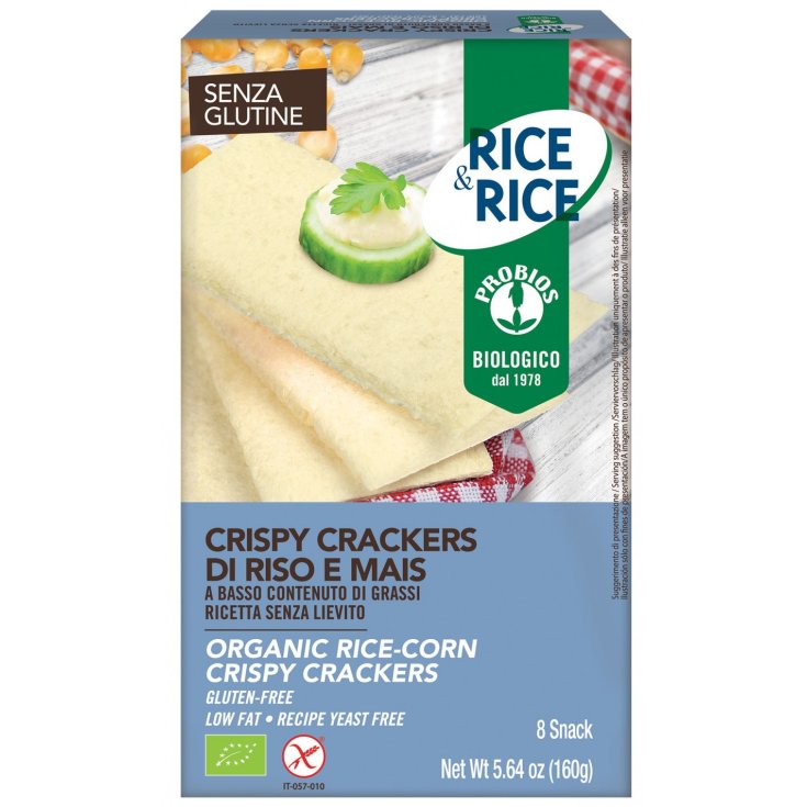 Rice&Rice Crispy Crackers Riso E Mais Probios 160g