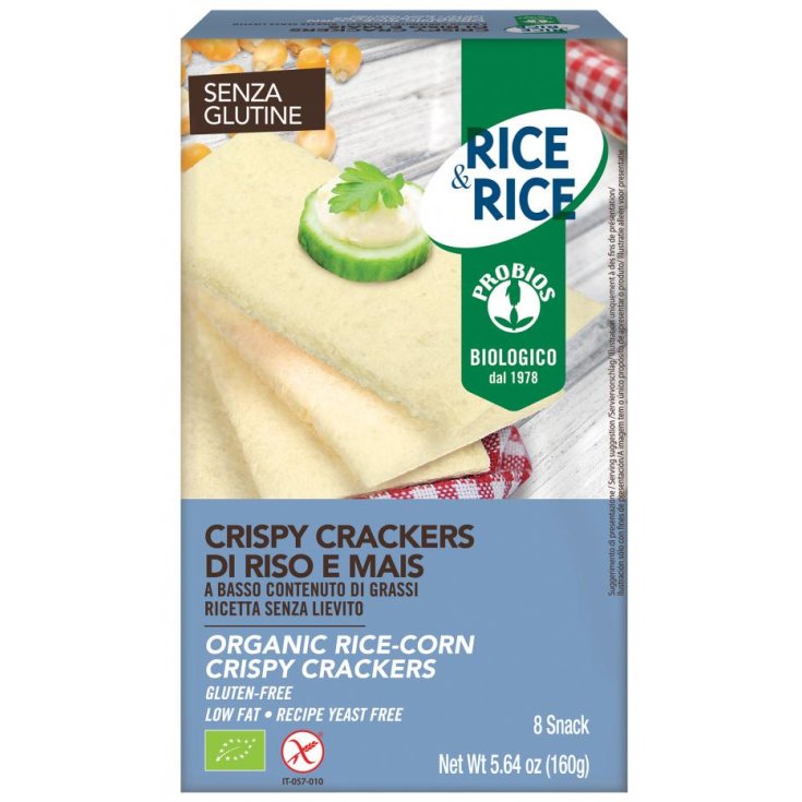 Rice&Rice Crispy Crackers Riso E Mais Probios 160g