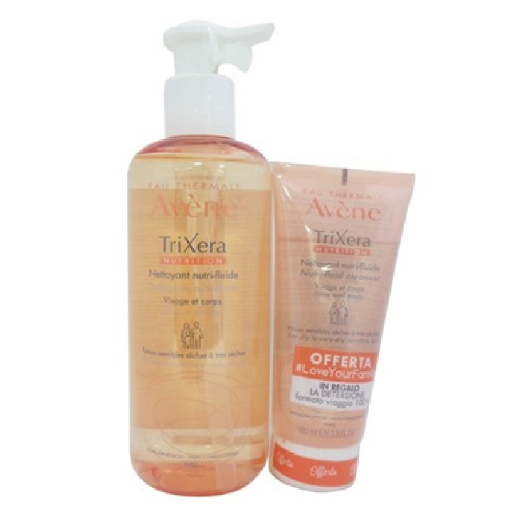 Avène TriXera Nutrition Detergente Nutri Fluido 400ml + Omaggio 100ml