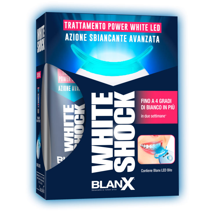 White Shock Azione Sbiancante Avanzata BlanX 30ml + Bite