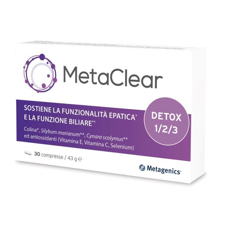 MetaClear Metagenics 30 Compresse