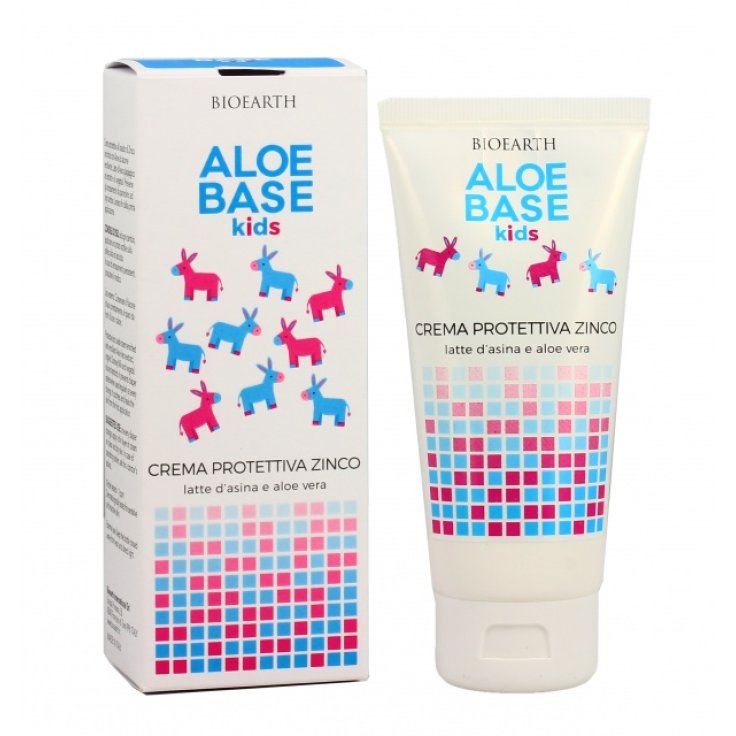 Aloe Base Kids Crema Protettiva Allo Zinco Bioearth 100ml