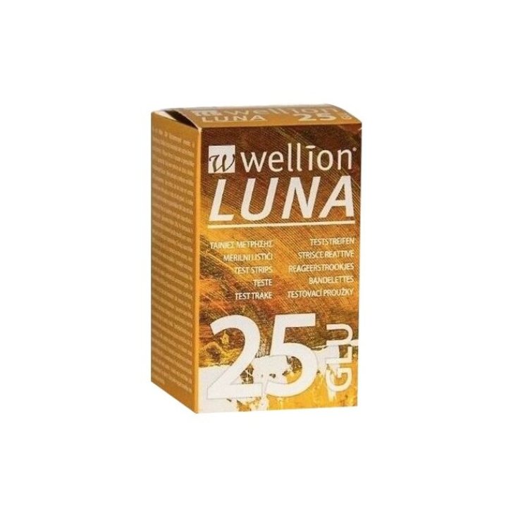 Luna GLU Wellion 25 Strisce Reattive