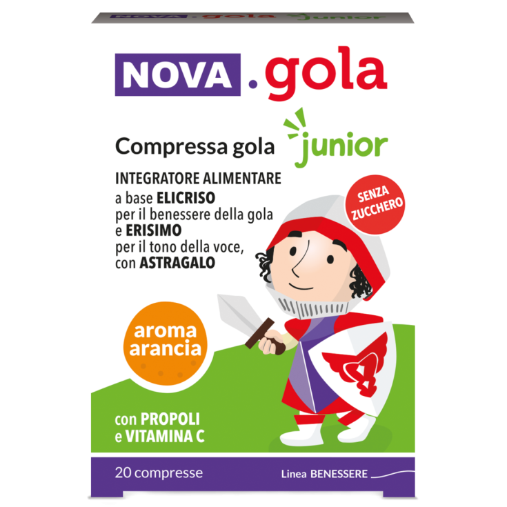 Nova.Gola Junior Arancia Nova Argentia 20 Compresse